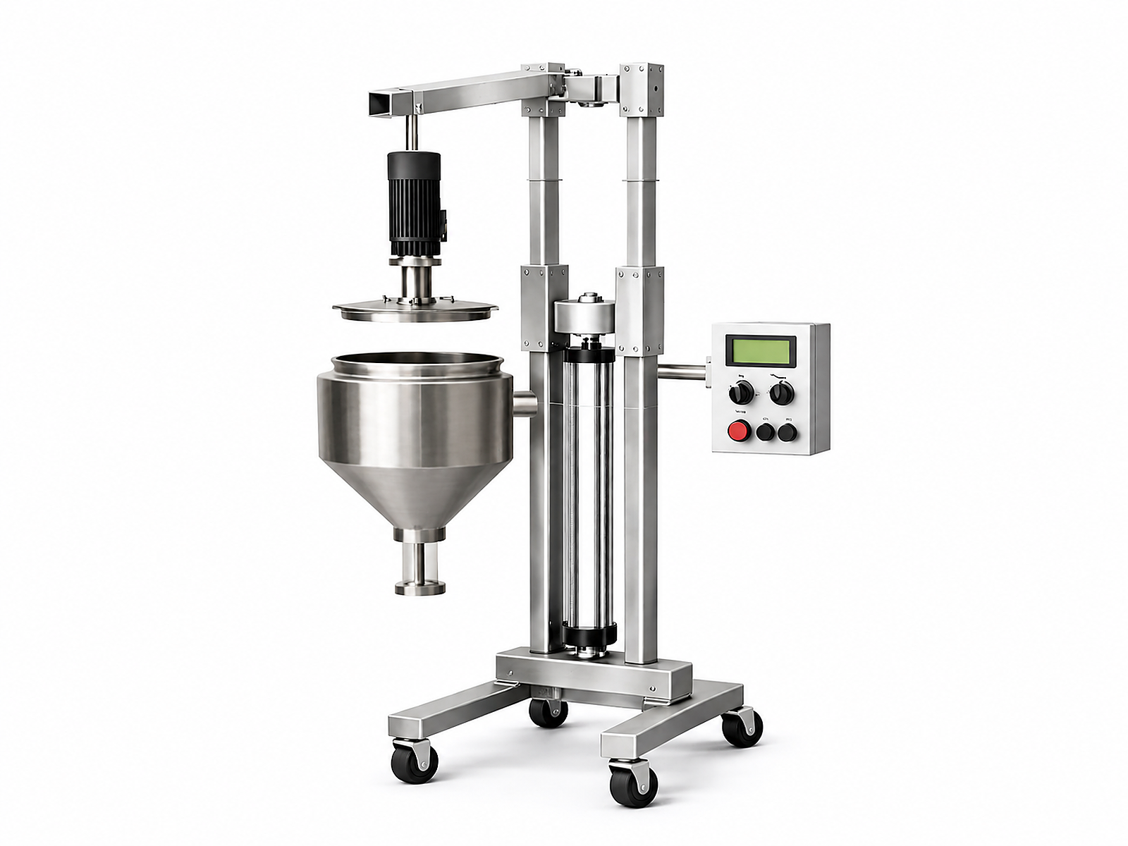 Abzu's Refinery — stainless steel commercial unit, future vision render