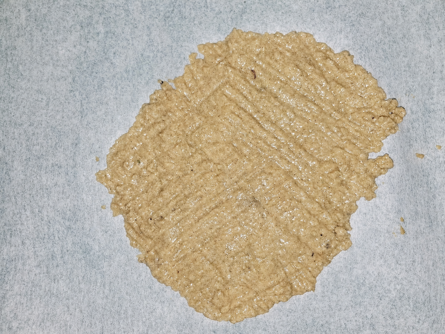 Blonde grade hash output — high-purity trichome separation
