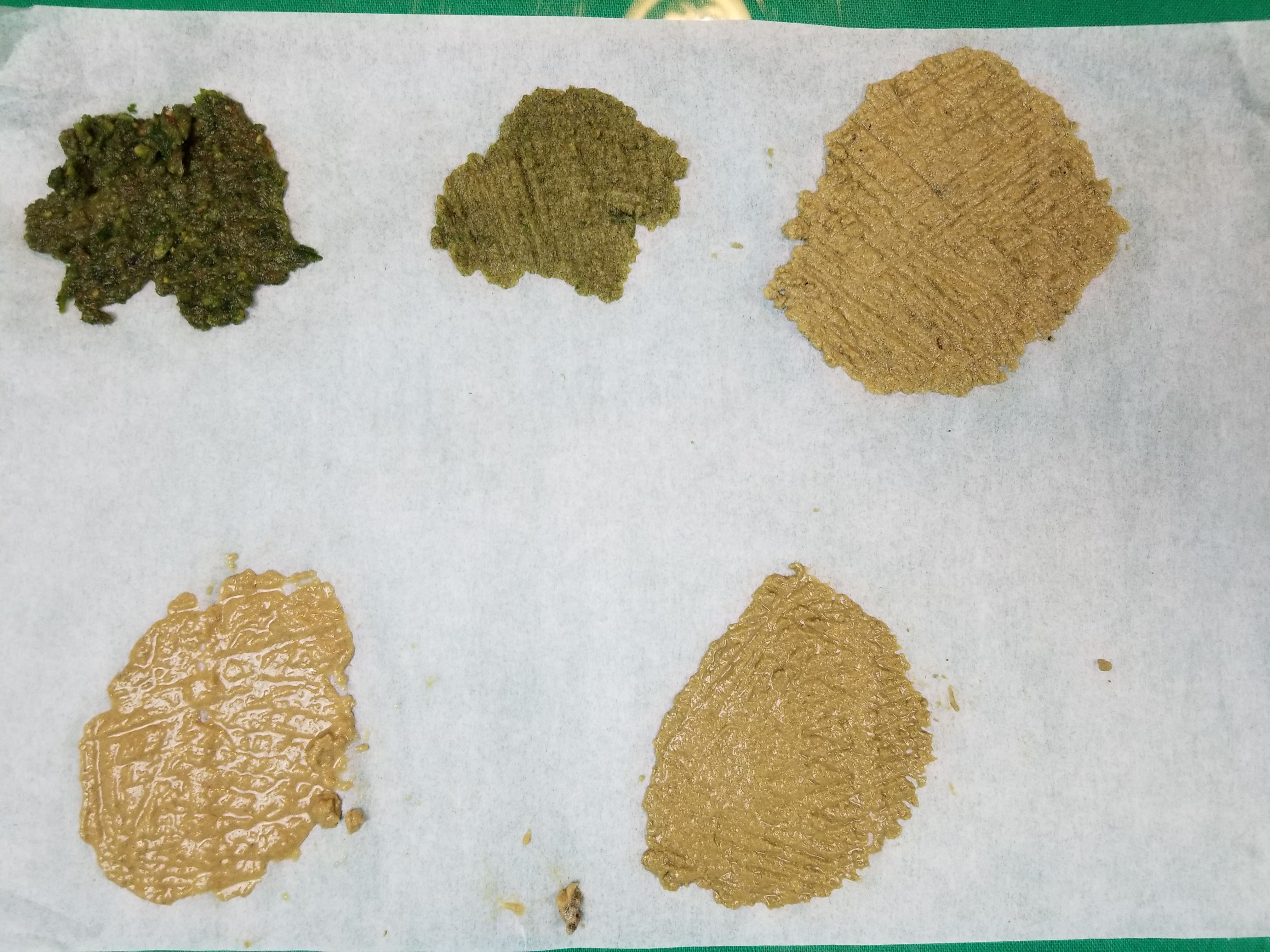 Multi-grade output grid — 190u, 160u, 73u, 25u micron separation from a single batch