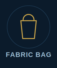 The fabric bag